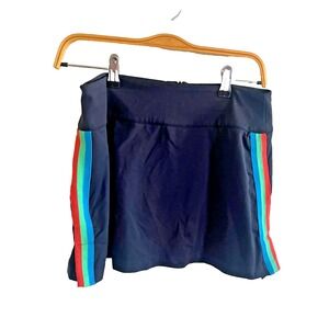 Tail Tech Skirt Womens 6 Black Side Stripe Textured‎ Golf Pickleball Tennis Vtg